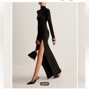 NWT Commense Black Elegant Maxi Dress